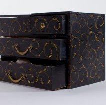 Asian Jewelry Box - Front(open)/Side